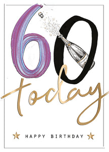 60th Birthday Card