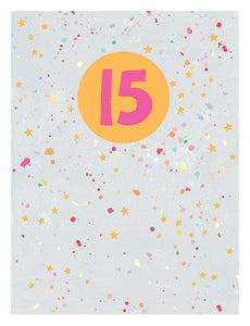 15th Birthday Card