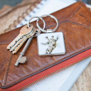 Giraffe Keyring