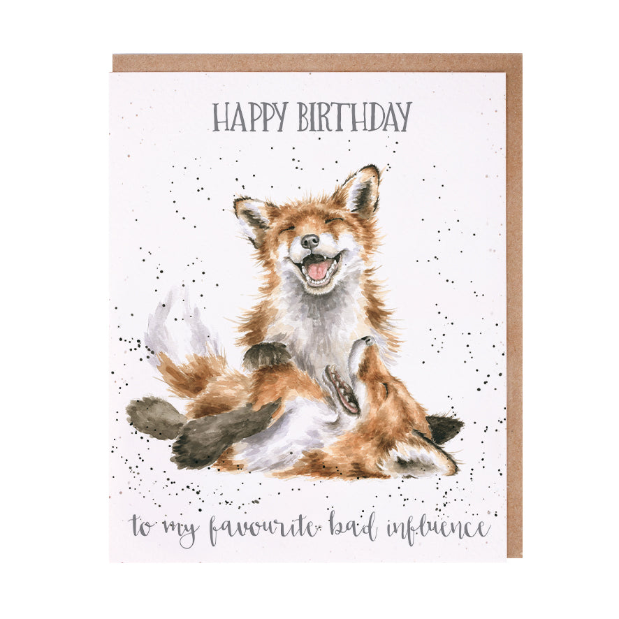 Fox Birthday Card