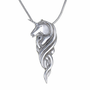 Pewter Unicorn Pendant Necklace