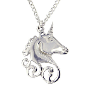 Pewter Unicorn Pendant Necklace