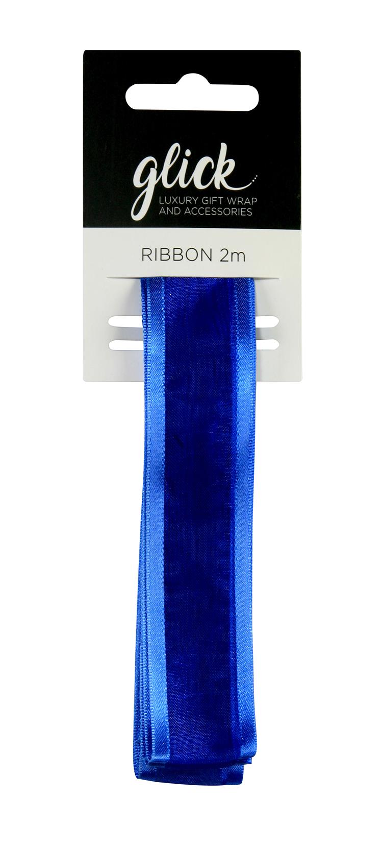 Indigo Satin Edge Ribbon