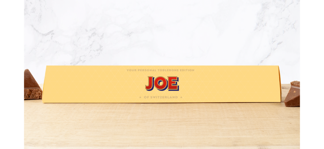 Joe Personalised Toblerone