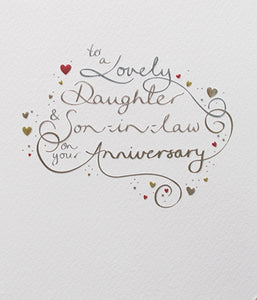 Daughter & Son-in-Law Anniversary Card