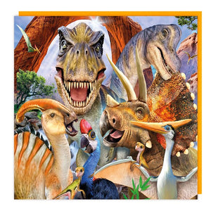 Dinosaur Lenticular 3D Blank Card