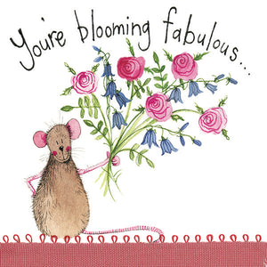 You’re Blooming Fabulous Mouse Card