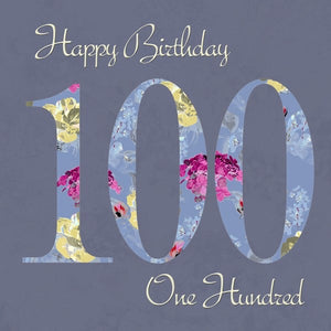 100th Birthday Card