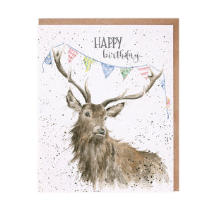 Stag Birthday Card by Wrendale Designs