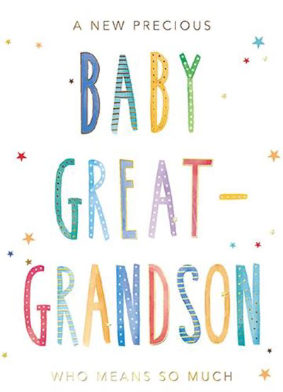 Baby Great Grandson Card