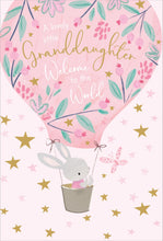 Load image into Gallery viewer, Granddaughter New Baby Card
