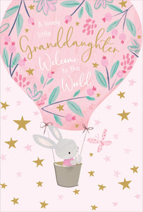 Granddaughter New Baby Card