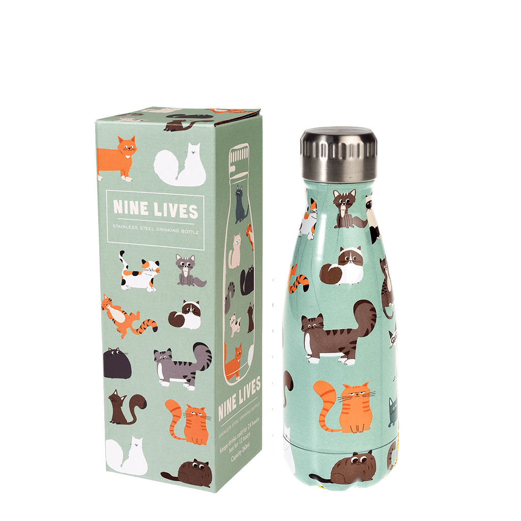 Nine Lives Cat Water Bottle