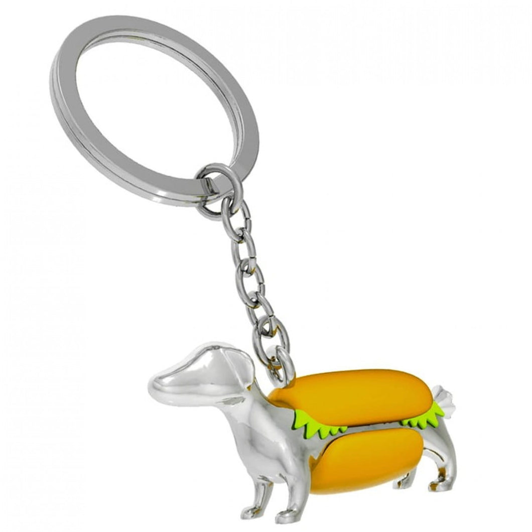 Hotdog Keyring