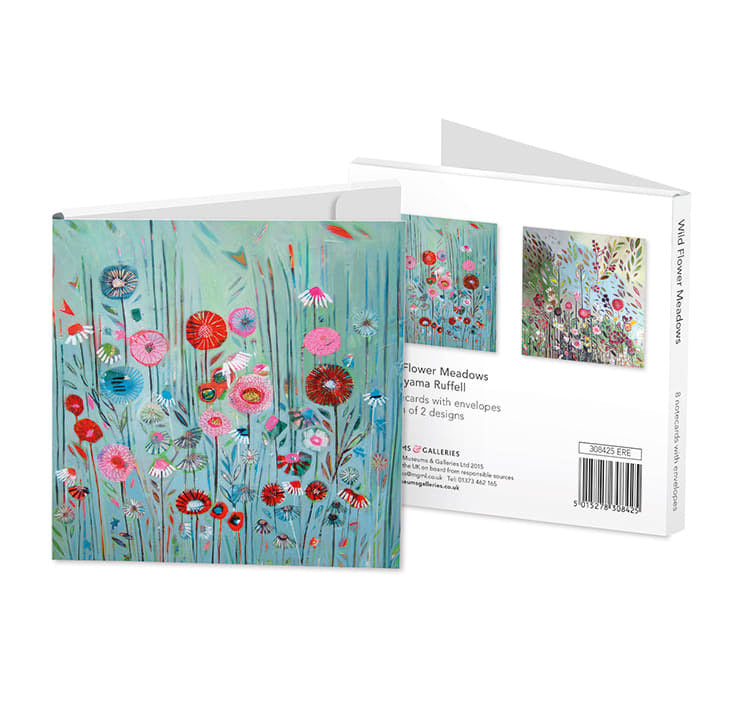 Flower Pack of 8 x Note Cards