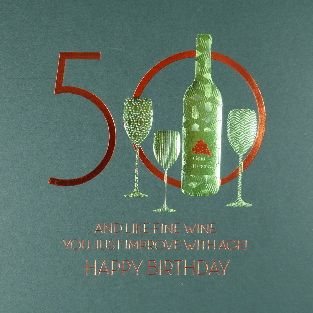 50th Birthday Card