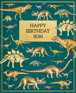 Dinosaur Son Birthday Card