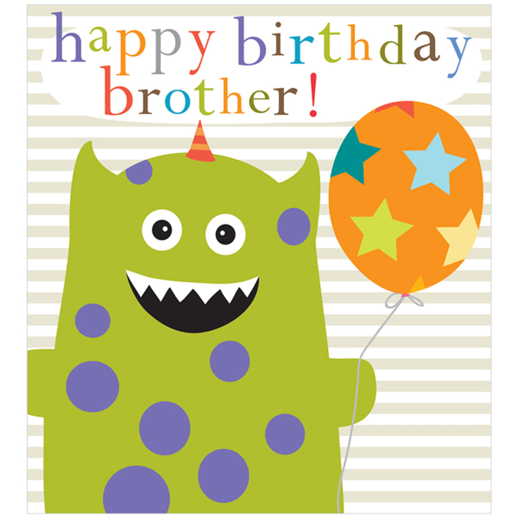 Brother Birthday Card