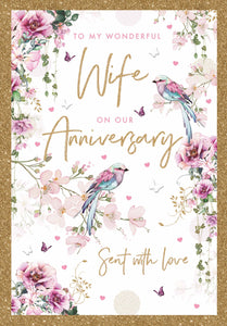 Wife Anniversary Card