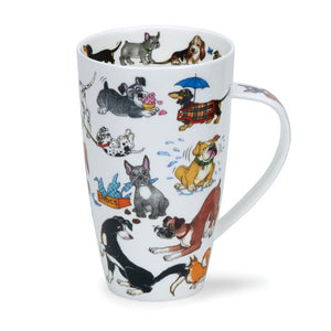 Dunoon Fine Bone China  Barking Mad Dog Mug