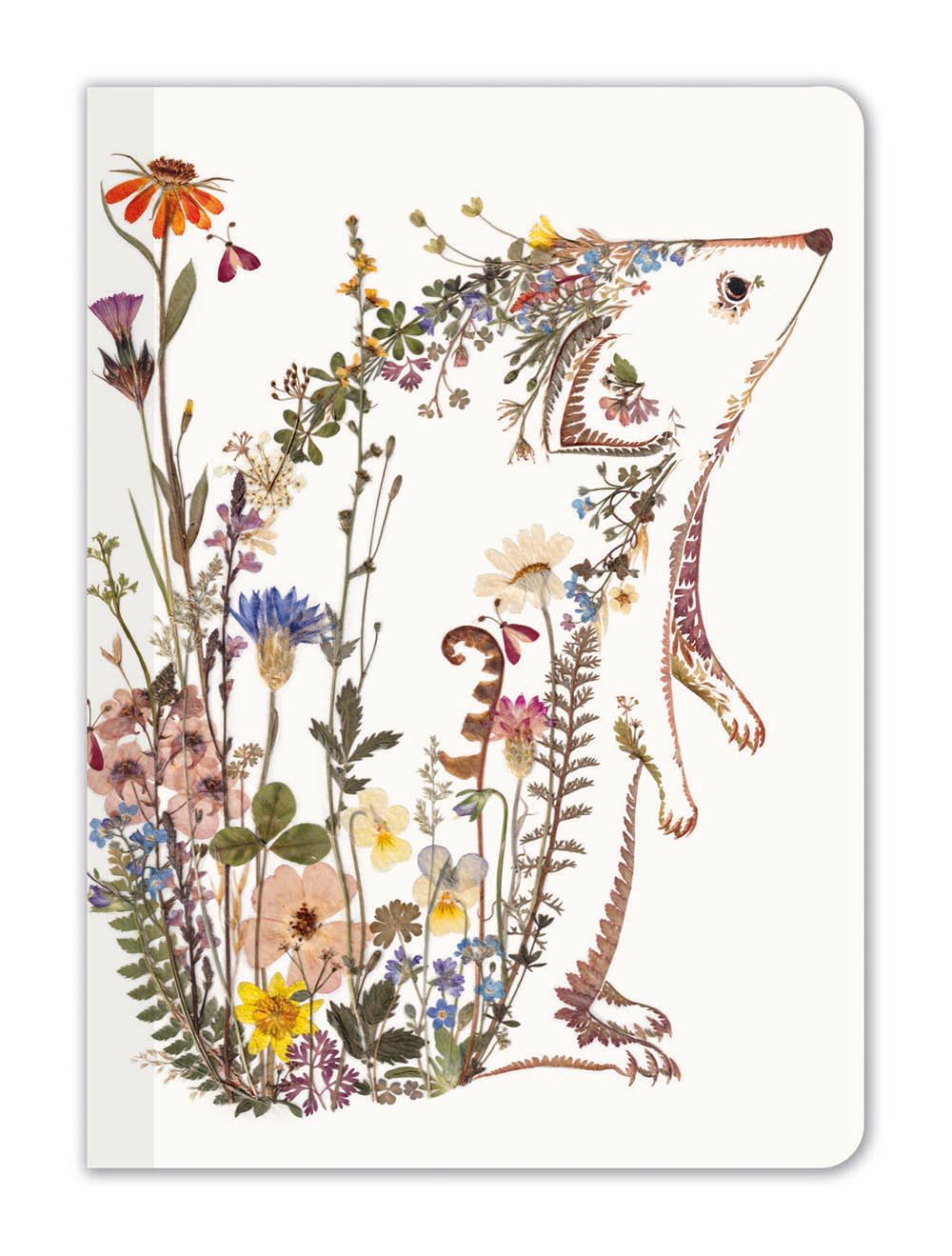 Wildflower Hedgehog by Helen Ahpornsiri Mini Notebook