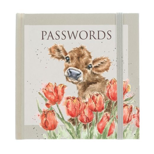 Cow Password Book by Wrendale Designs