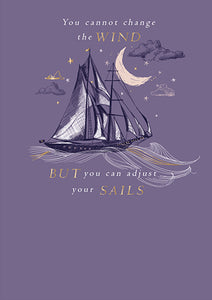 Sailing Boat Blank Card