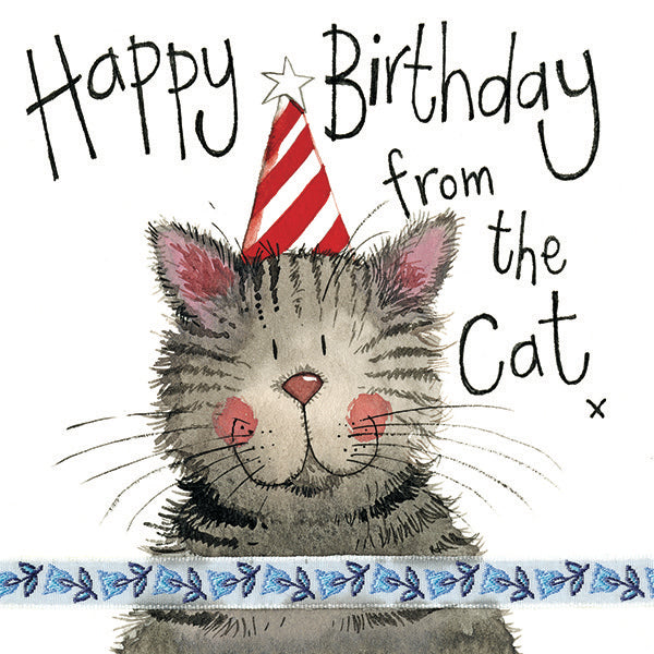 Birthday Card From The Cat