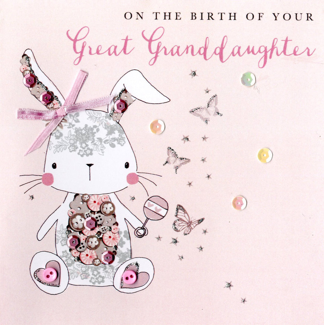 Baby Great Granddaughter Card