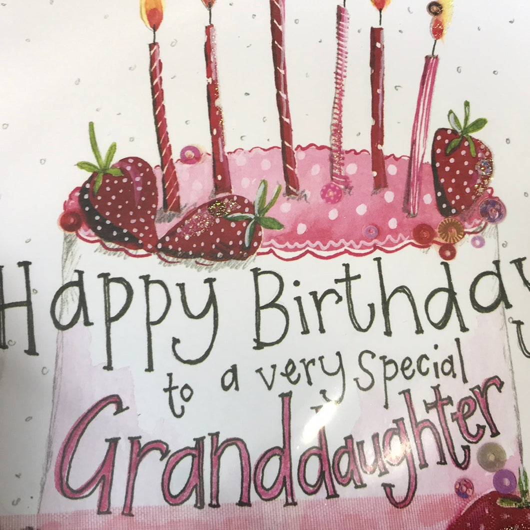 Granddaughter Birthday Card