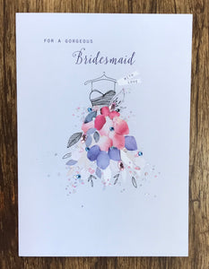 Bridesmaid Card