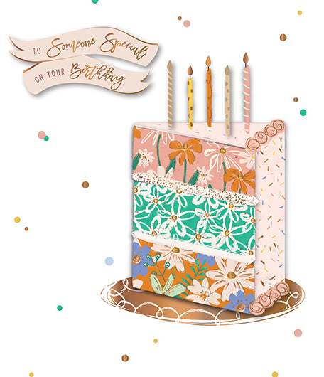 Someone Special Cake Birthday Card