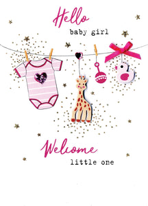 Baby Girl Card