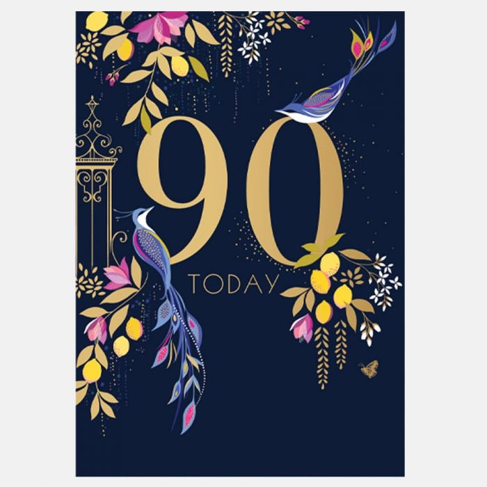 90th Birthday Card