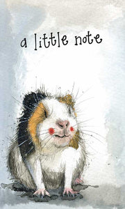 Guinea Pig A Little Note Notecards (Pack of 5)