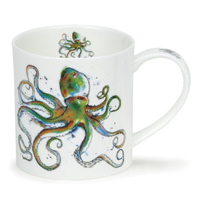 Dunoon Fine Bone China Octopus Mug