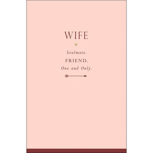 Wife Soulmate Friend Birthday Card