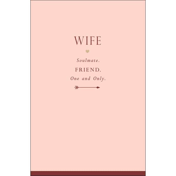 Wife Soulmate Friend Birthday Card