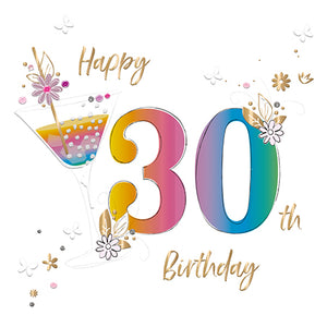 30th Birthday Card