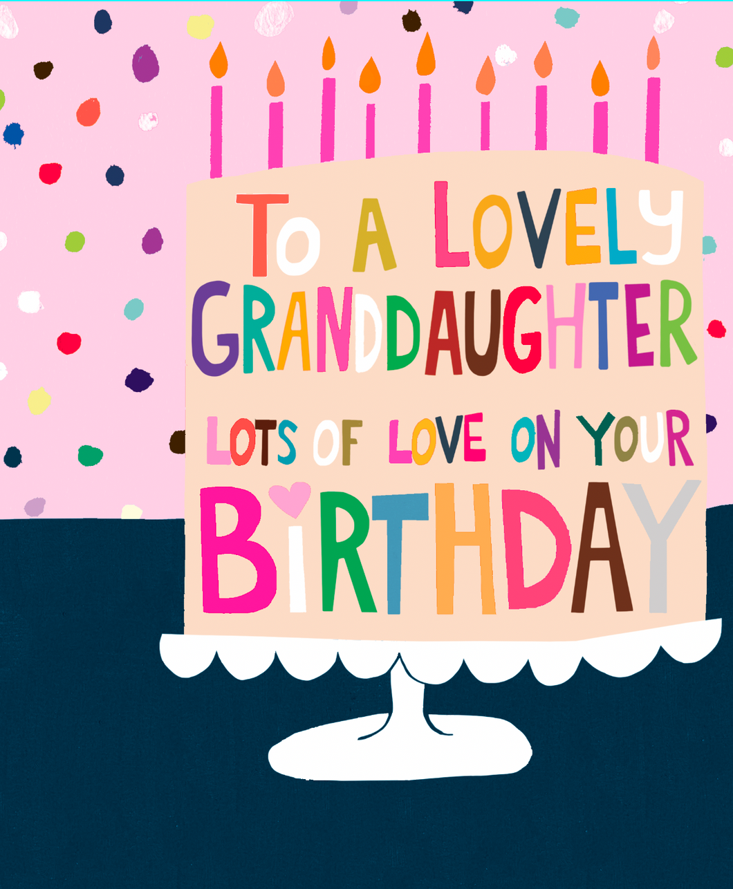 Granddaughter Birthday Card