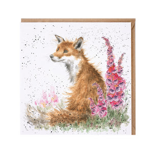 Fox Blank Card by Wrendale Designs