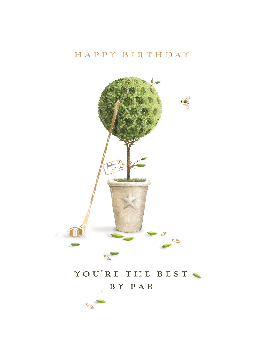 Golfing Birthday Card