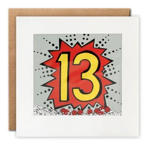 13th Birthday Card