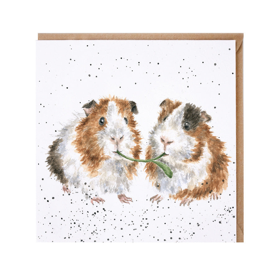 Guinea Pig Blank Card by Wrendale Designs