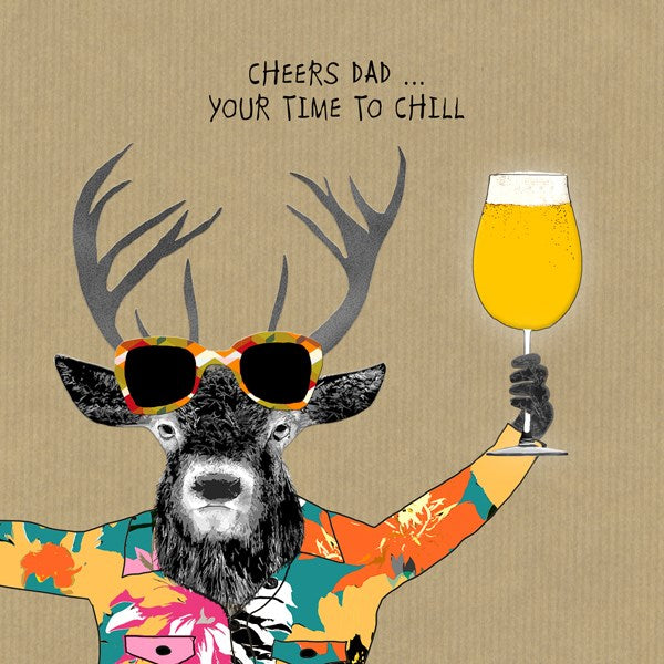 Dad Time To Chill Card