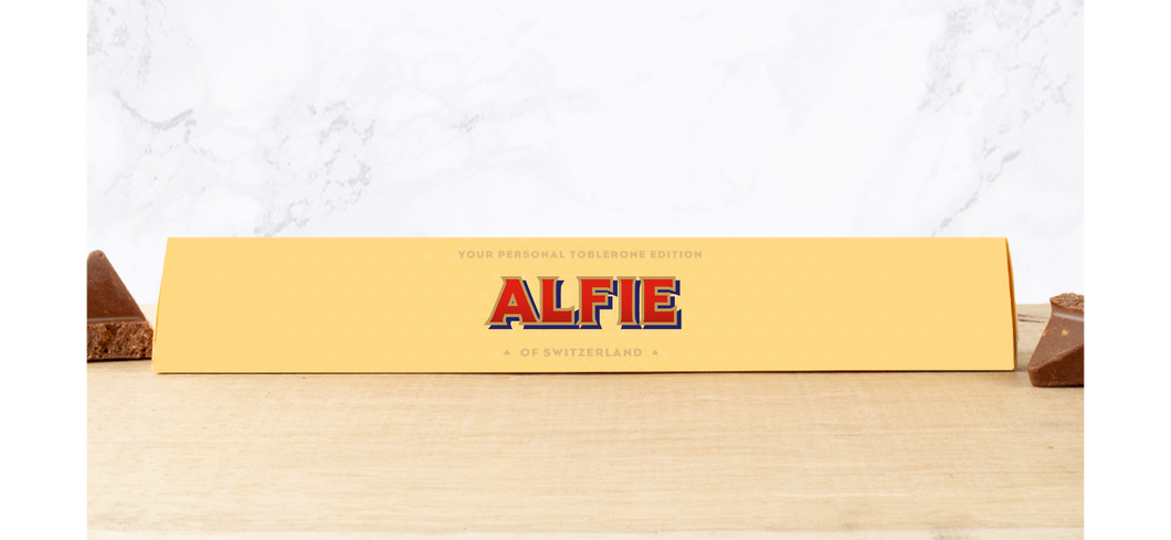 Alfie Personalised Toblerone