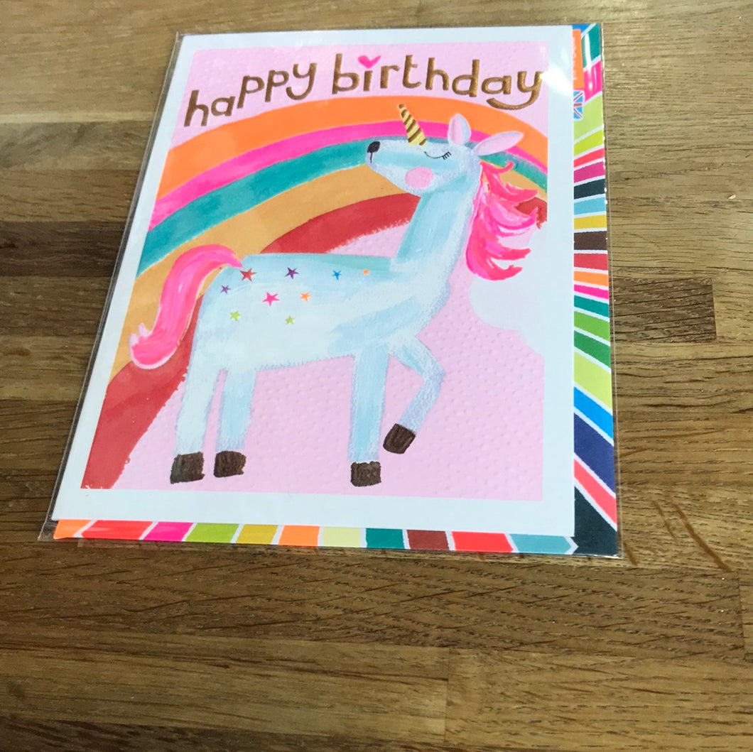 Unicorn  Birthday Card