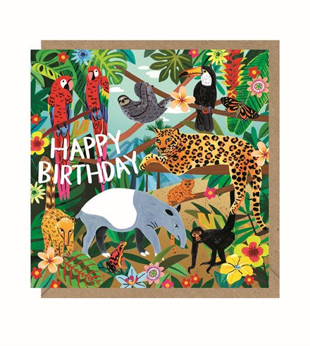 Jungle Birthday Card