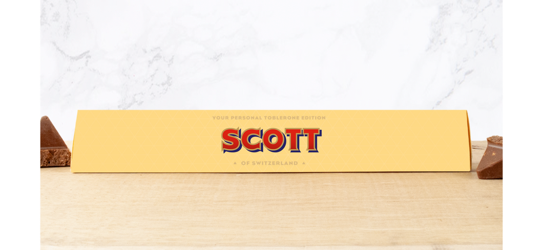 Scott Personalised Toblerone