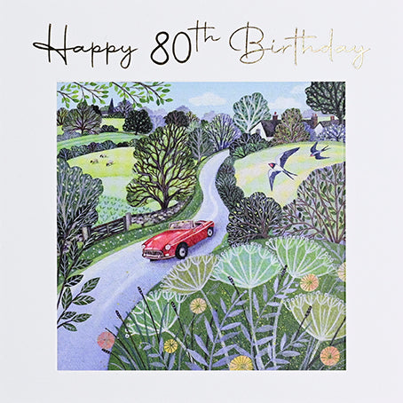 80th Birthday Card